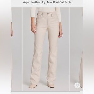 NWT BlankNYC Hoyt vegan Leather mini boot cut Pants
